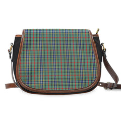 Clan Bisset Tartan Saddle Handbags PI74 Clan Bisset Tartan Today   