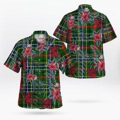 Clan Bisset Tartan Scottish Lion Hawaiian Shirt BT36 Bisset Tartan Tartan Hawaii Shirt   