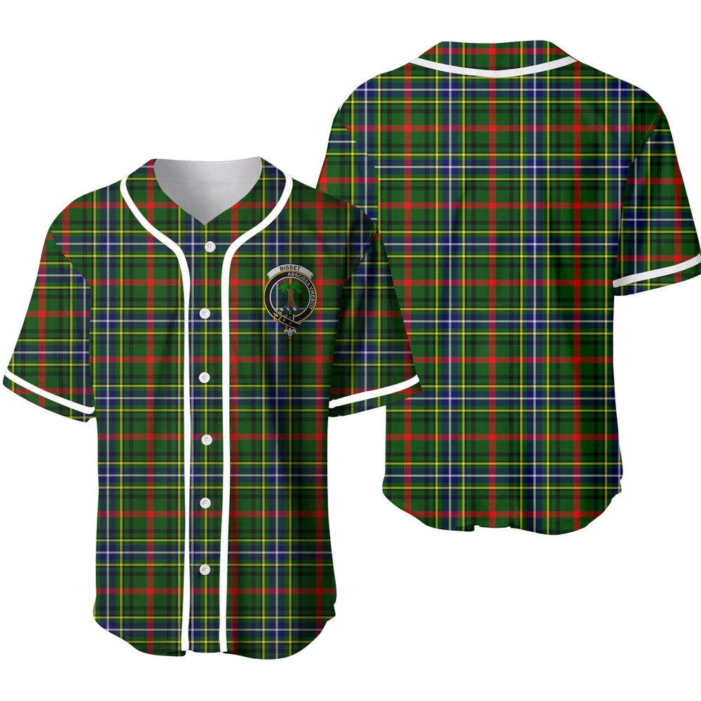 Clan BisSet Tartan Unisex Baseball Jersey ME53OC82 Clan Bisset Tartan Today   