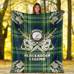 Clan Black adder Tartan Gold Courage Symbol Blanket XO86 Clan Black Watch Tartan Today   