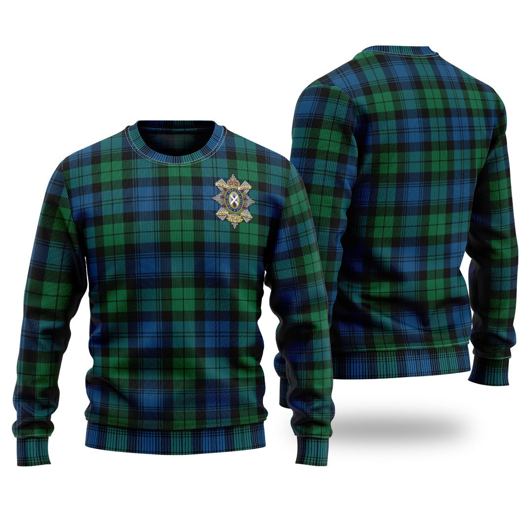 Clan Black Watch Ancient Of Canada Tartan Christmas Ugly Sweater PZ85 Black Watch Ancient Of Canada Tartan Tartan Sweater   