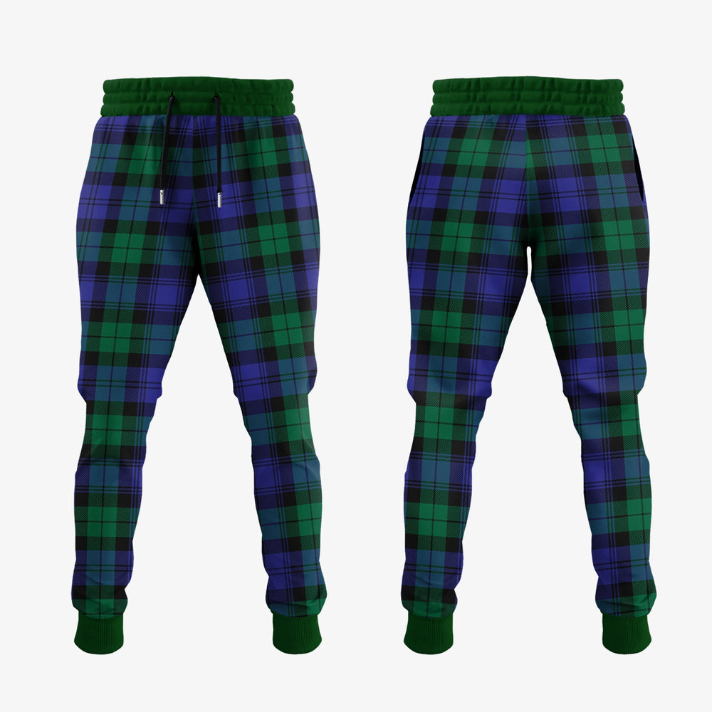Clan Black Watch Modern Tartan Crest Jogger Sweatpants EF16 Clan Hall Tartan Today   