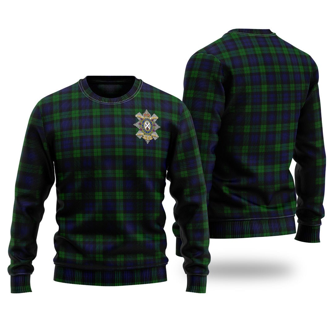 Clan Black Watch Of Canada Tartan Christmas Ugly Sweater ZL66 Black Watch Of Canada Tartan Tartan Sweater   