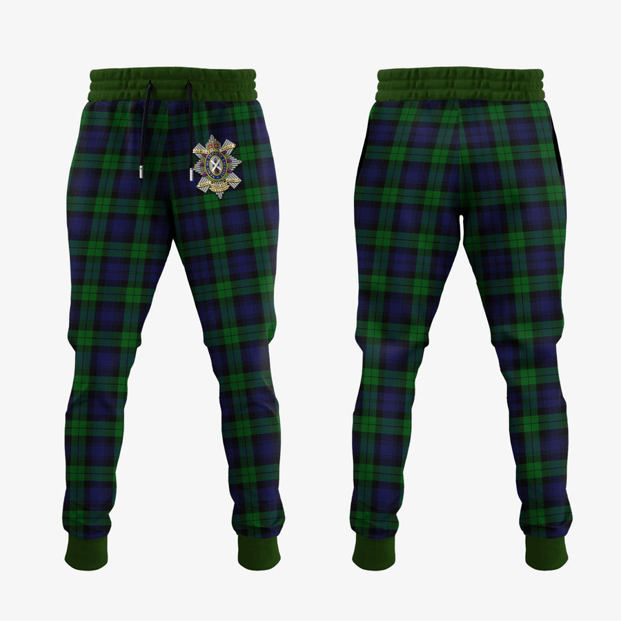 Clan Black Watch Of Canada Tartan Crest Jogger Sweatpants