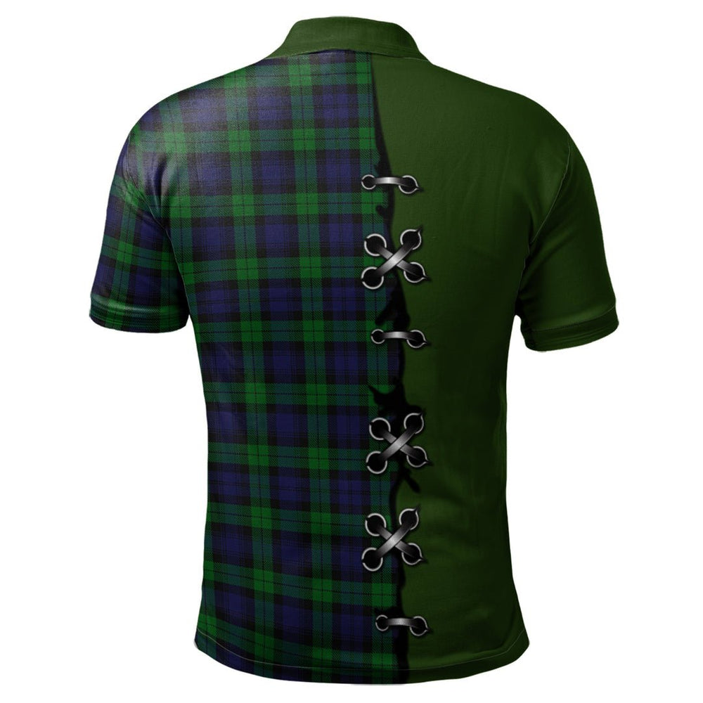 Clan Black Watch of Canada Tartan Tartan Polo Shirt - Lion Rampant And Celtic Thistle Style EM74 Black Watch of Canada Tartan Tartan Tartan Polo   