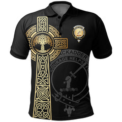 Clan Blackadder Clan Unisex Polo Shirt - Celtic Tree Of Life QO90 Blackadder Tartan Tartan Polo   