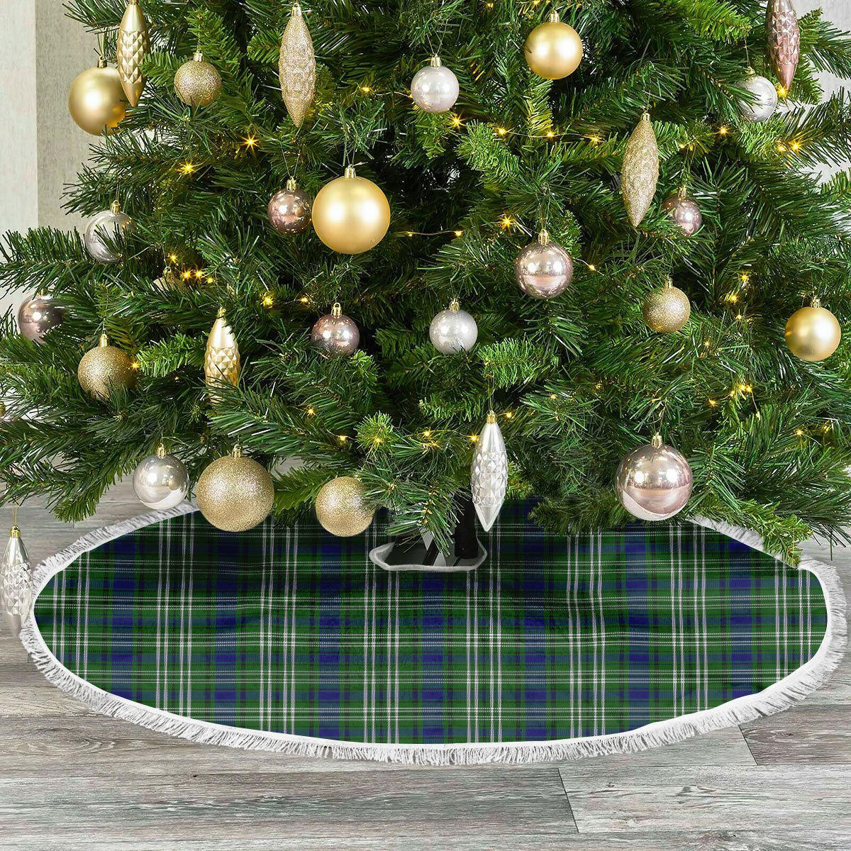 Clan Blackadder Tartan Christmas Tree Skirt DI25 Blackadder Tartan Tartan Christmas   