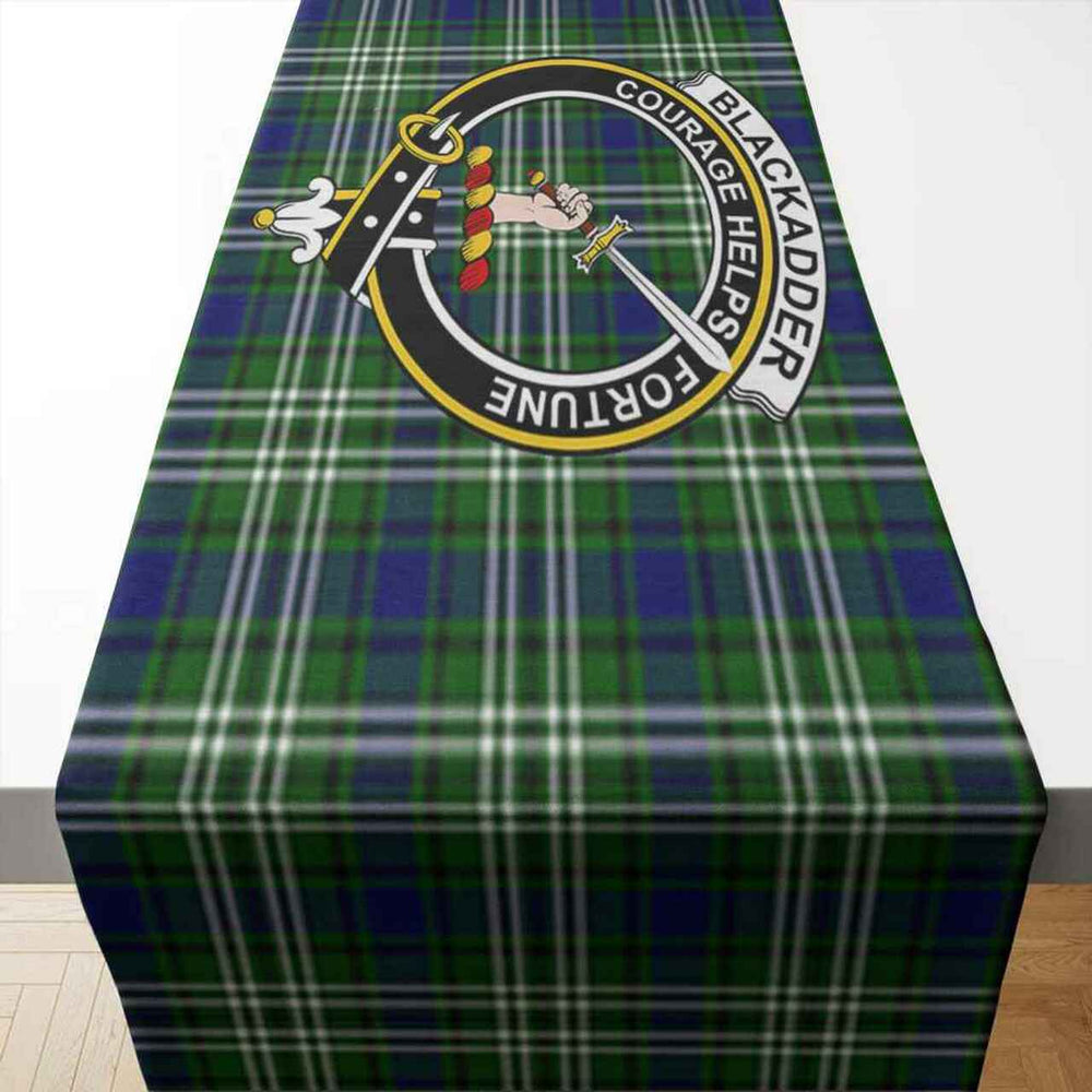 Clan Blackadder Tartan Crest Table Runner Cotton IK99 Blackadder Tartan Tartan Table Runner   