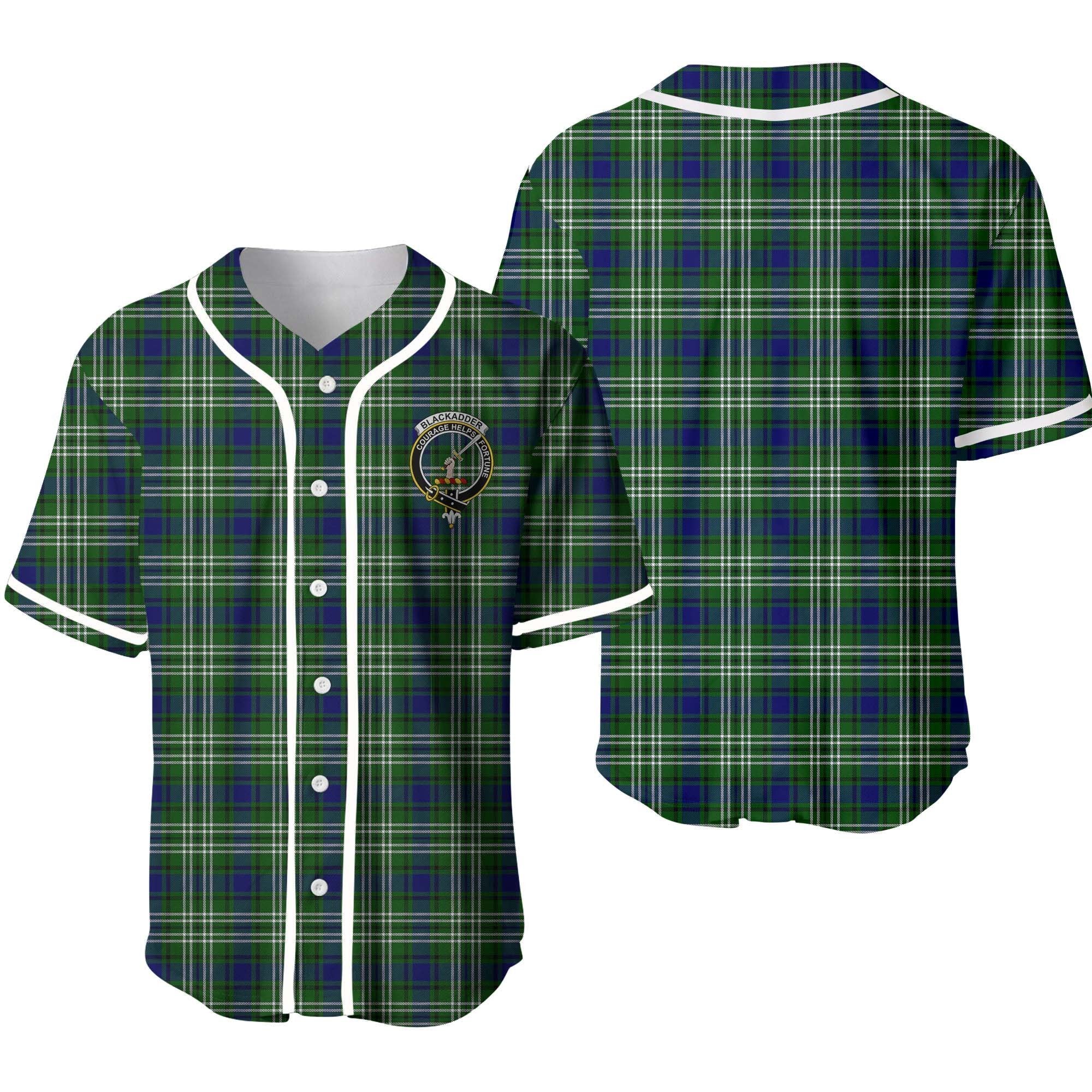 Clan Blackadder Tartan Unisex Baseball Jersey HL18UY78 Clan Blackadder Tartan Today   