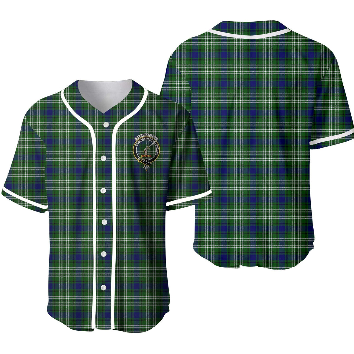 Clan Blackadder Tartan Unisex Baseball Jersey HL18UY78 Clan Blackadder Tartan Today   
