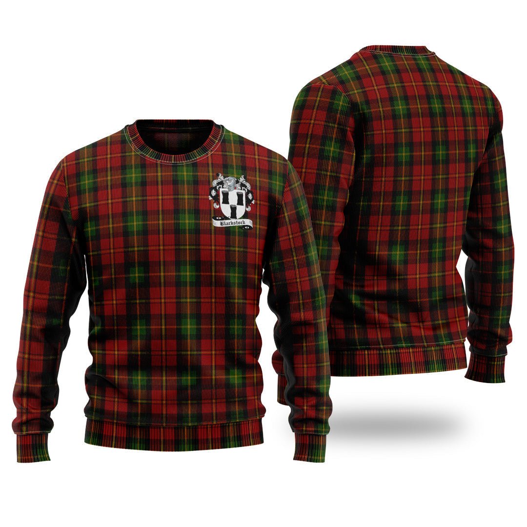 Clan Blackstock Red Dress Tartan Christmas Ugly Sweater XY36 Blackstock Red Dress Tartan Tartan Sweater   