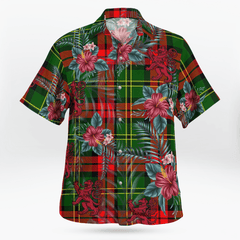 Clan Blackstock Tartan Scottish Lion Hawaiian Shirt KH38 Blackstock Tartan Tartan Hawaii Shirt   