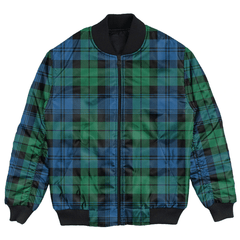 Clan Blackwatch Ancient Tartan Bomber Jacket BI83 Blackwatch Ancient Tartan Tartan Bomber Jacket   