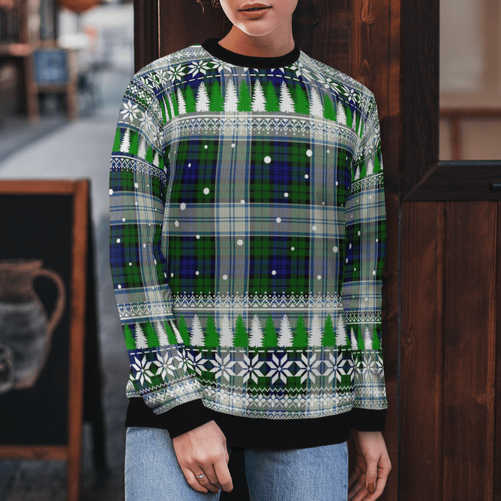 Clan Blackwatch Dress Modern Tartan Christmas Ugly Sweater SB20 Blackwatch Dress Modern Tartan Tartan Ugly Sweater   