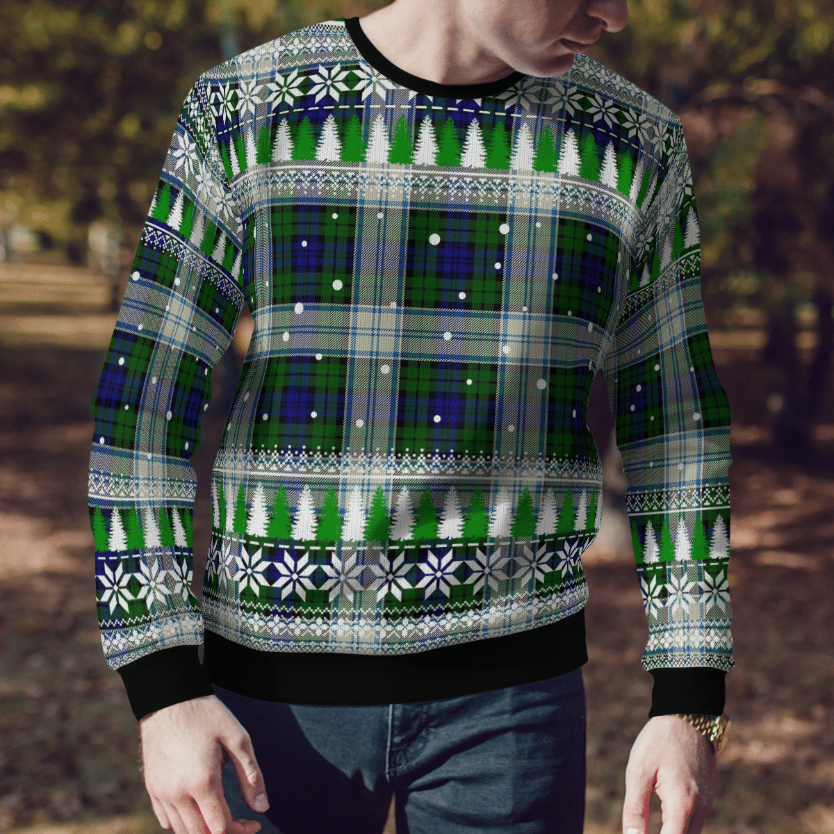 Clan Blackwatch Dress Modern Tartan Christmas Ugly Sweater SB20 Blackwatch Dress Modern Tartan Tartan Ugly Sweater   