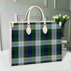 Clan Blackwatch Dress Modern Tartan Leather Bag ZN65 Clan Black Watch Tartan Today   