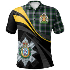 Clan Blackwatch Dress (Symmetrical) Tartan Polo Shirt - Royal Coat Of Arms Style AF46 Blackwatch Dress (Symmetrical) Tartan Tartan Polo   
