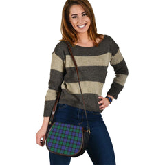 Clan Blackwatch Modern Tartan Saddle Handbags AA28 Clan Black Watch Tartan Today   