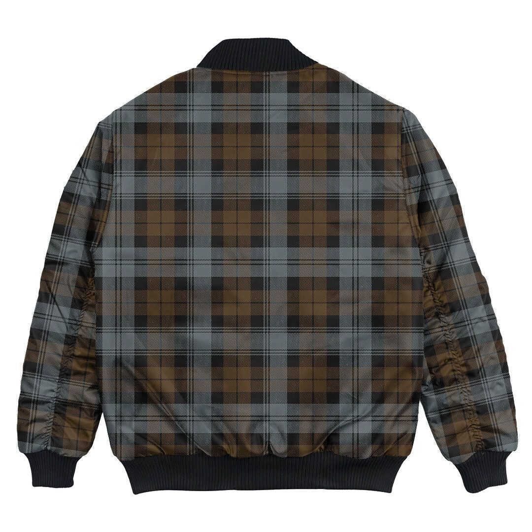 Clan BlackWatch Weathered Tartan Bomber Jacket KU94 BlackWatch Weathered Tartan Tartan Bomber Jacket   