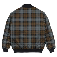 Clan BlackWatch Weathered Tartan Bomber Jacket KU94 BlackWatch Weathered Tartan Tartan Bomber Jacket   