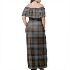 Clan Blackwatch Weathered Tartan Hawaii Dress CB66 Clan Black Watch Tartan Hawaii Dress   