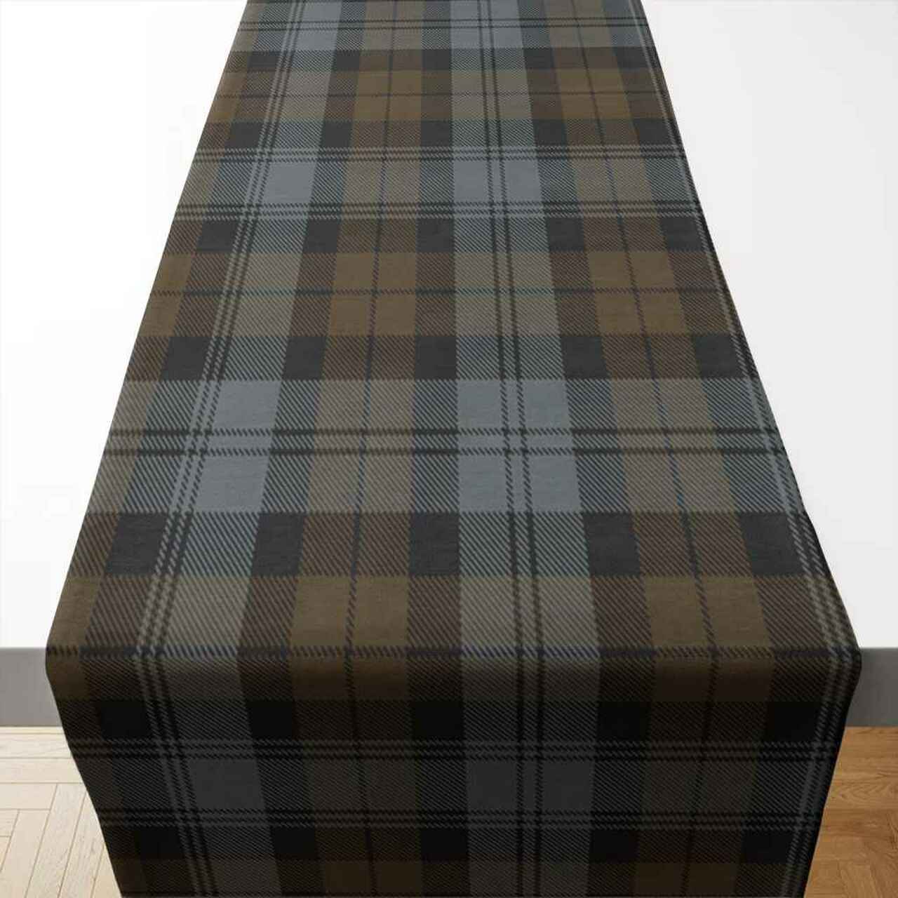 Clan BlackWatch Weathered Tartan Table Runner Cotton GI72 BlackWatch Weathered Tartan Tartan Table Runner   