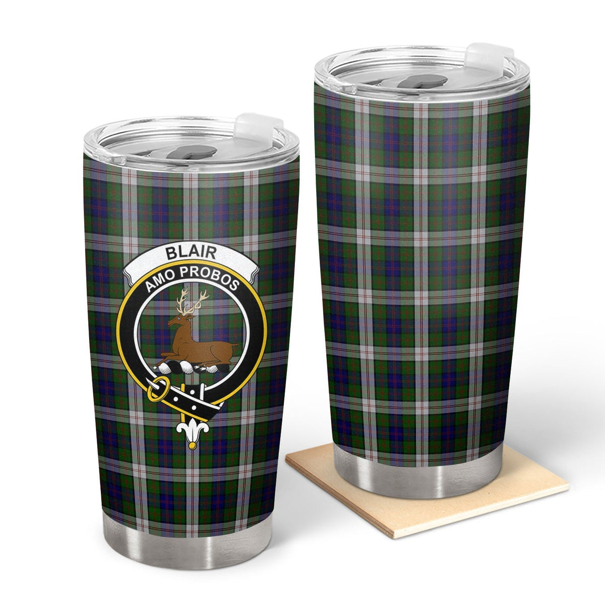 Clan Blair Dress Tartan Crest Tumbler WW39 Clan Blair Tartan Today   