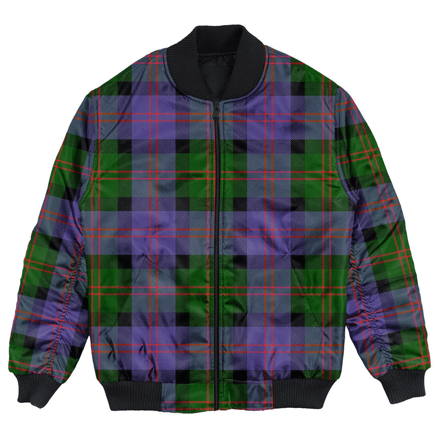 Clan Blair Modern Tartan Clan Bomber Jacket QE39 Blair Modern Tartan Tartan Bomber Jacket   