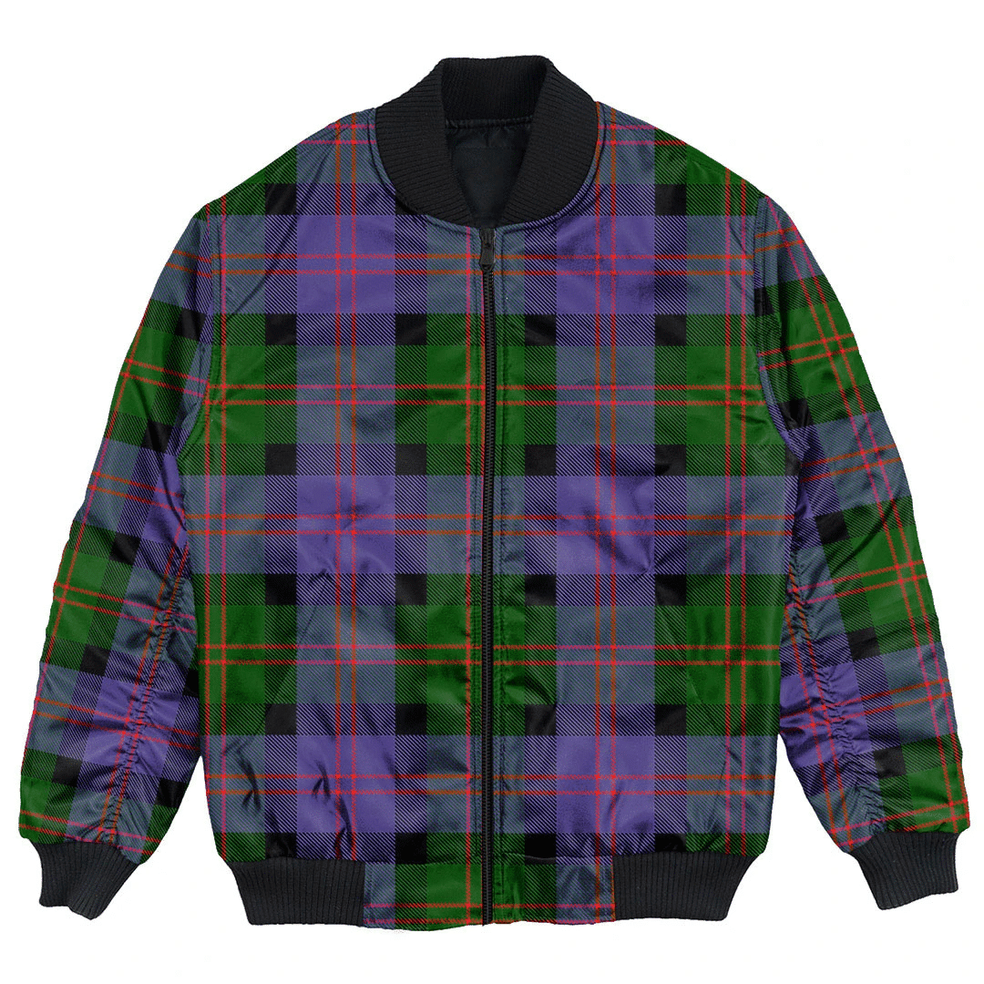 Clan Blair Modern Tartan Clan Bomber Jacket QE39 Blair Modern Tartan Tartan Bomber Jacket   