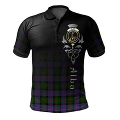 Clan Blair Modern Tartan Polo Shirt - Alba Celtic Style BC90 Blair Modern Tartan Tartan Polo   