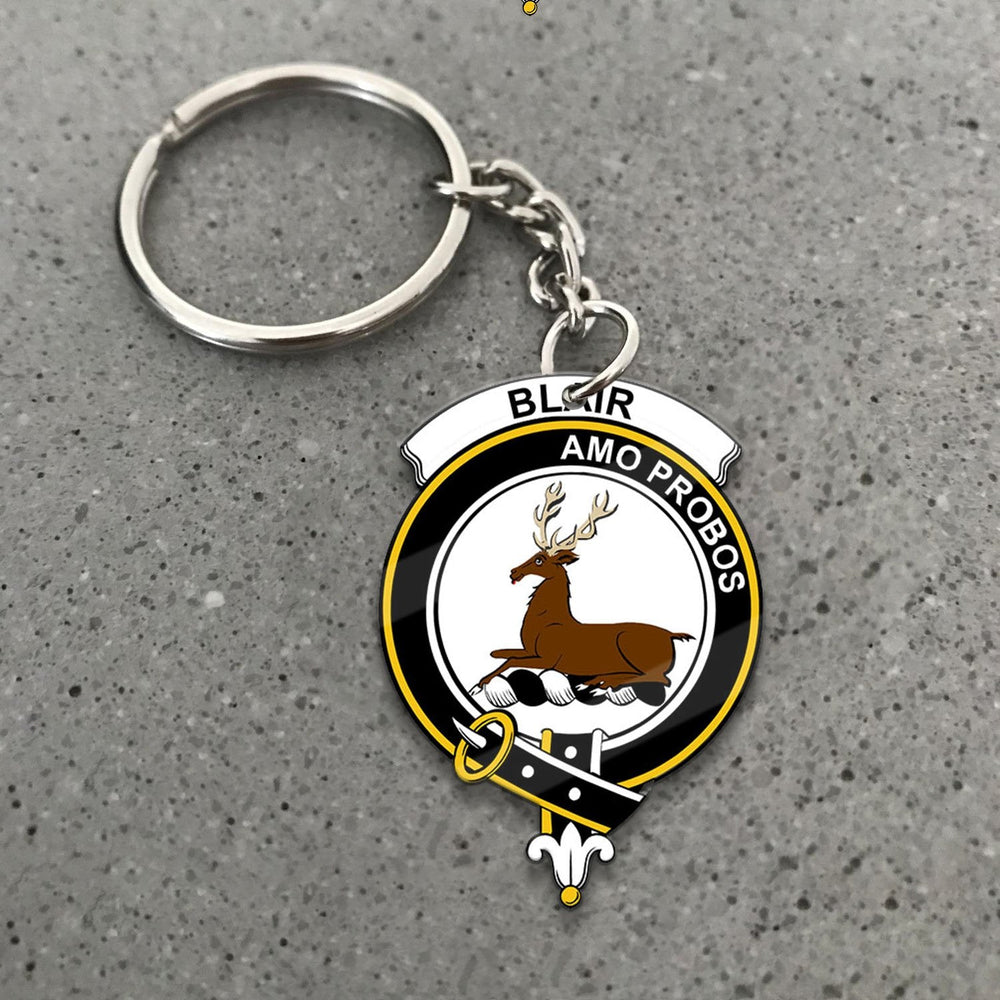 Clan Blair Tartan Crest Keychain VD51 Clan Blair Tartan Today   