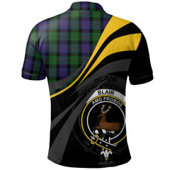 Clan Blair Tartan Polo Shirt - Royal Coat Of Arms Style MI20 Blair Tartan Tartan Polo   