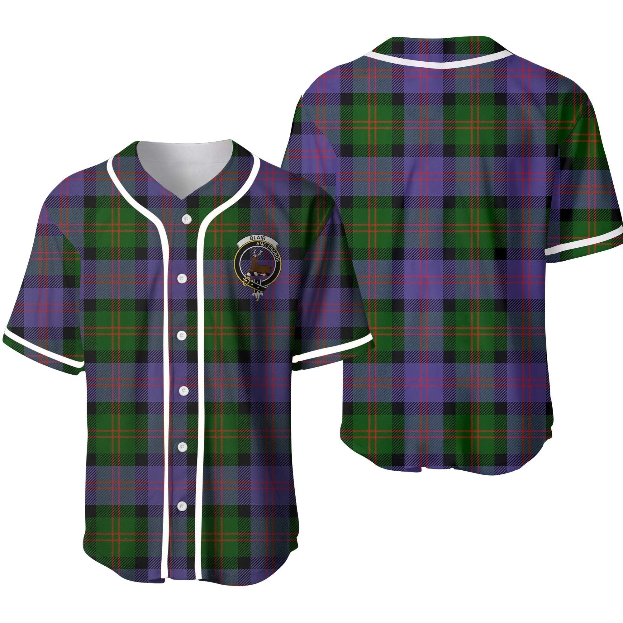 Clan Blair Tartan Unisex Baseball Jersey AT54MD34 Clan Blair Tartan Today   
