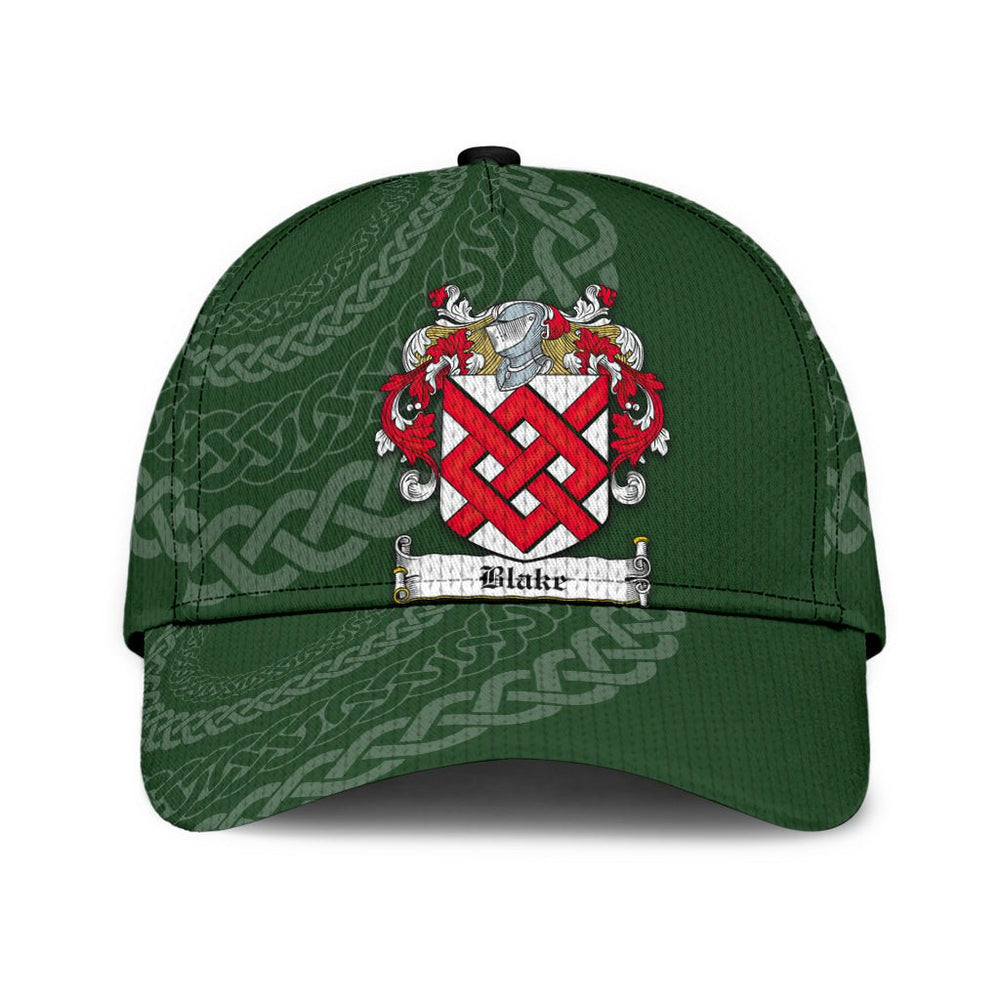 Clan Blake Coat Of Arms - Irish Family Crest St Patrick's Day Classic CapKB81 Classic Cap - Blake Coat Of Arms St Patrick's Day Classic Cap Irish Cap   