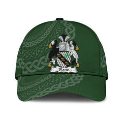 Clan Bland Coat Of Arms - Irish Family Crest St Patrick's Day Classic CapWX52 Classic Cap - Bland Coat Of Arms St Patrick's Day Classic Cap Irish Cap   