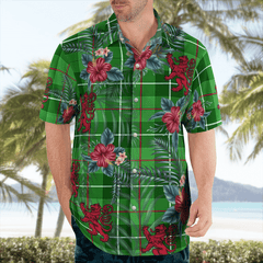 Clan Blane 1 Tartan Scottish Lion Hawaiian Shirt GO83 Blane 1 Tartan Tartan Hawaii Shirt   