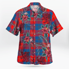 Clan Blane 2 Tartan Scottish Lion Hawaiian Shirt FG43 Blane 2 Tartan Tartan Hawaii Shirt   