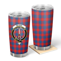Clan Blane Tartan Crest Tumbler MR41 Clan Blane Tartan Today   