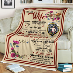 Clan Blanket Allardice Tartan Crest Blanket To My Wife Style , Gift From Scottish Husband BJ94 Clan Scott Tartan Today   
