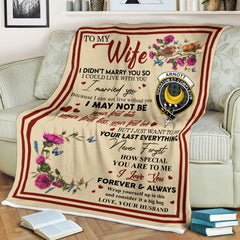 Clan Blanket Arnott Tartan Crest Blanket To My Wife Style , Gift From Scottish Husband GL43 Clan Scott Tartan Today   