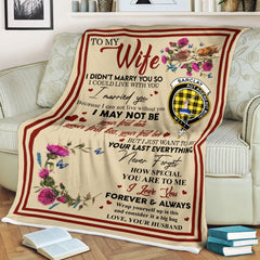 Clan Blanket Barclay Tartan Crest Blanket To My Wife Style , Gift From Scottish Husband YT26 Clan Scott Tartan Today   