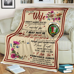 Clan Blanket Boyle Tartan Crest Blanket To My Wife Style , Gift From Scottish Husband OG15 Clan Scott Tartan Today   