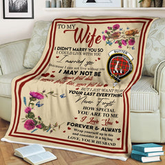 Clan Blanket Butter Tartan Crest Blanket To My Wife Style , Gift From Scottish Husband WW75 Clan Scott Tartan Today   