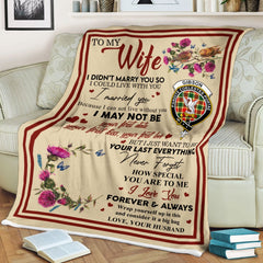 Clan Blanket Gibson Tartan Crest Blanket To My Wife Style , Gift From Scottish Husband GN46 Clan Scott Tartan Today   