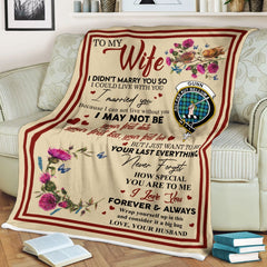 Clan Blanket Gunn Tartan Crest Blanket To My Wife Style , Gift From Scottish Husband QR39 Clan Scott Tartan Today   