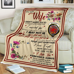 Clan Blanket MacDuff Tartan Crest Blanket To My Wife Style , Gift From Scottish Husband GI63 Clan Scott Tartan Today   
