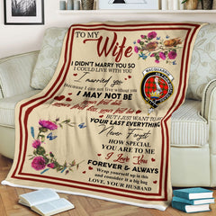 Clan Blanket MacQuarrie Tartan Crest Blanket To My Wife Style , Gift From Scottish Husband AK25 Clan Scott Tartan Today   