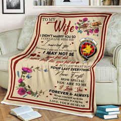 Clan Blanket McIvor Tartan Crest Blanket To My Wife Style , Gift From Scottish Husband OM17 Clan Scott Tartan Today   