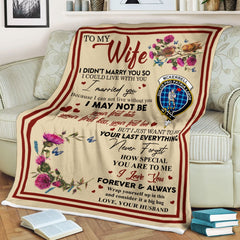 Clan Blanket McKerrell Tartan Crest Blanket To My Wife Style , Gift From Scottish Husband HD77 Clan Scott Tartan Today   