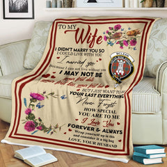 Clan Blanket McLean Tartan Crest Blanket To My Wife Style , Gift From Scottish Husband LD66 Clan Scott Tartan Today   